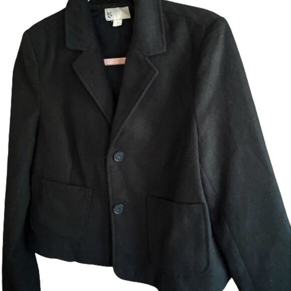 Hudson Bay crop boxy blazer jacket - Picture 5 of 9